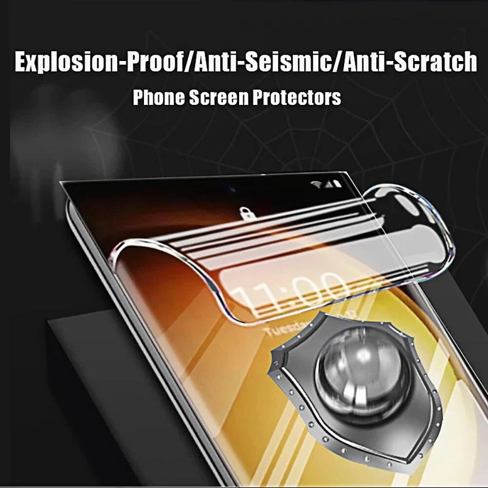 5ks hydrogelová fólie pro Samsung Galaxy S24 S23 S22 Ultra S21 Plus S20 FE Note 20 Ultra A54 A53 A52 A34 A14 5G ochrana displeje