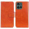 For Motorola Edge 50 5G Case Nappa Texture Split Leather Wallet Phone Cover