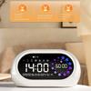 Intelligent Digital Alarm Clock Extra Loud Alarm Rechargeable LED Display Timer For Deep Sleepers Contemporary Design