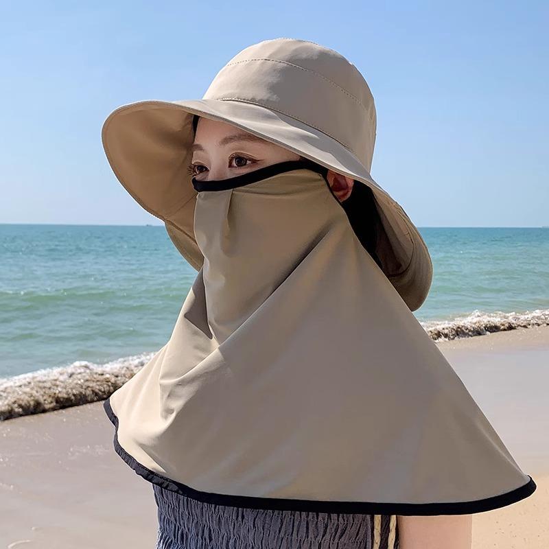 Summer Sun Hat for Women In Spring and Summer Korean Versatile Fisherman Hat New Outdoor Sun Protection Face Covering Sun Hat