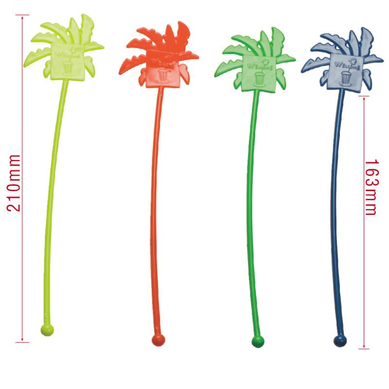 

Colorful Coconut Tree Stirring Sticks Set
