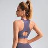 Women's Peach-Back Sports Bra: High-Impact Support for Yoga & Fitness