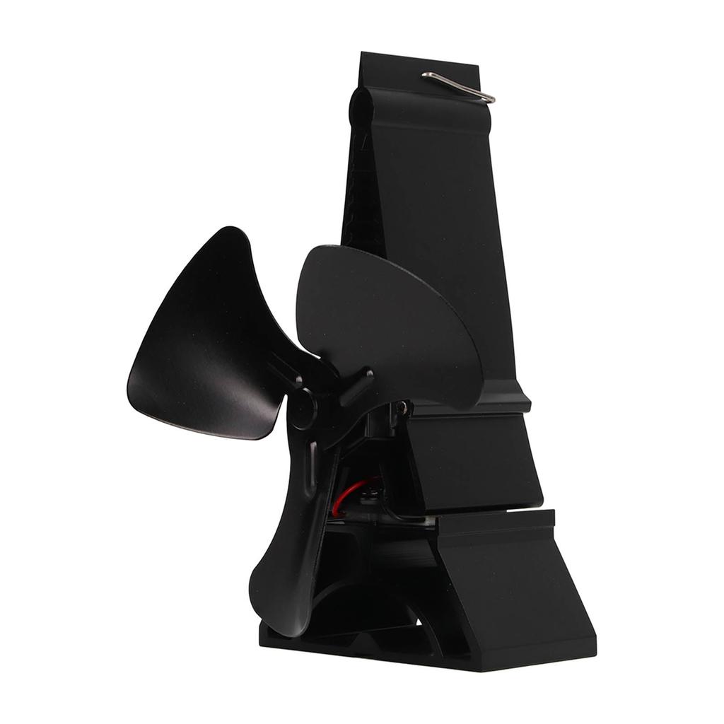 Wood Stove Fan 3 Blade Heat Powered Environmentally Friendly Low Noise Thermoelectric Fan for