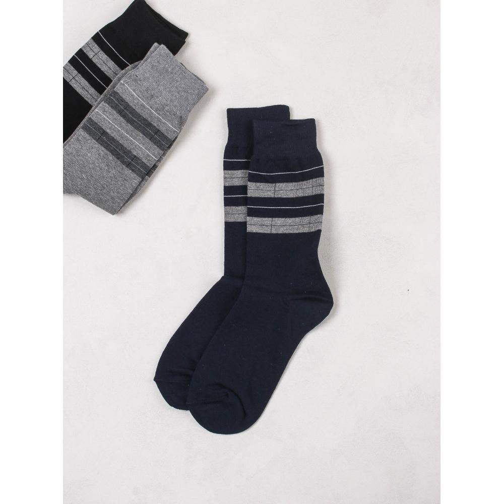 

Носки для джентльменов Daiso Luxury Check Gray pattern (ankle check)