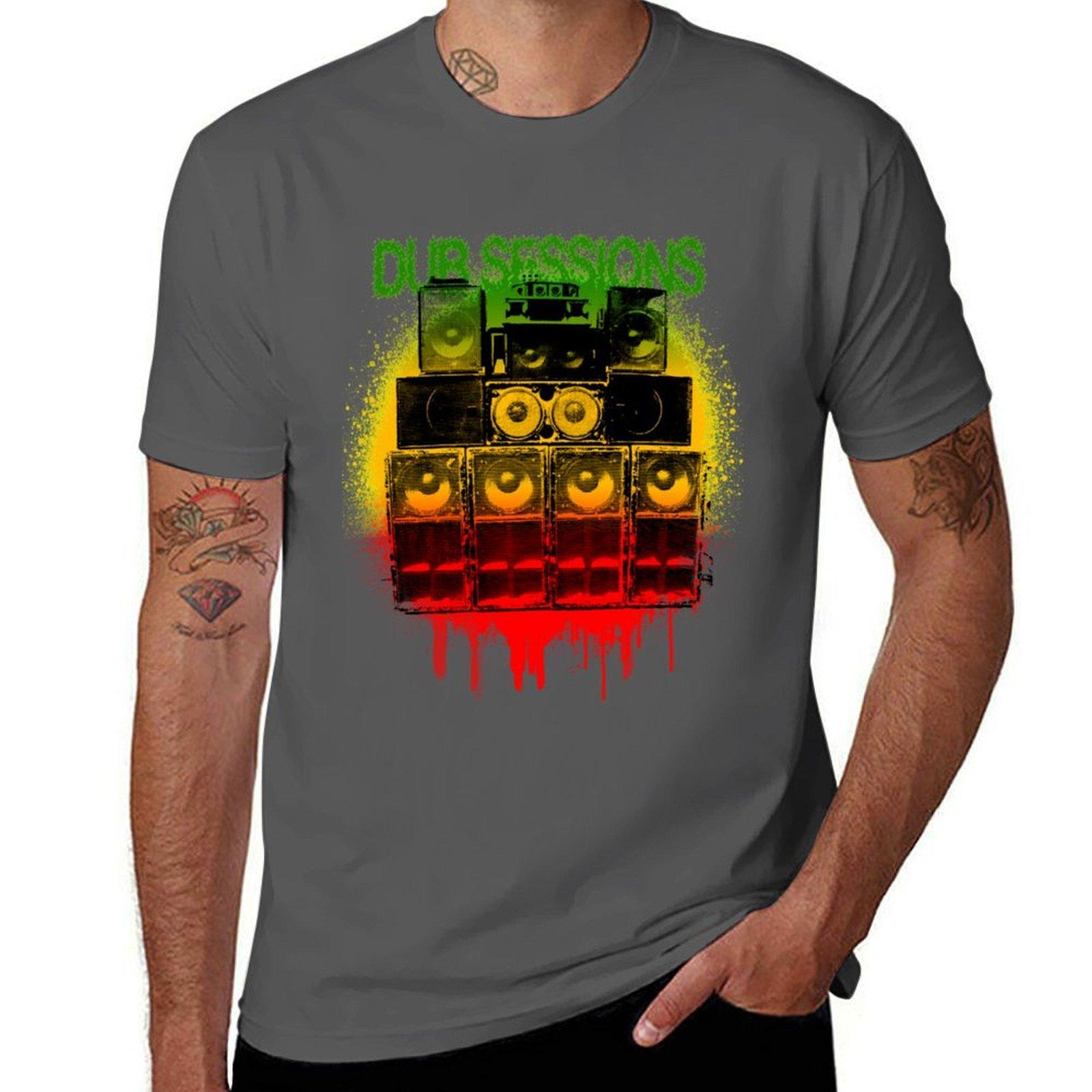 Dub Sessions T-Shirt man t shirt heavy cotton man tshirt T-Shirt 4XL