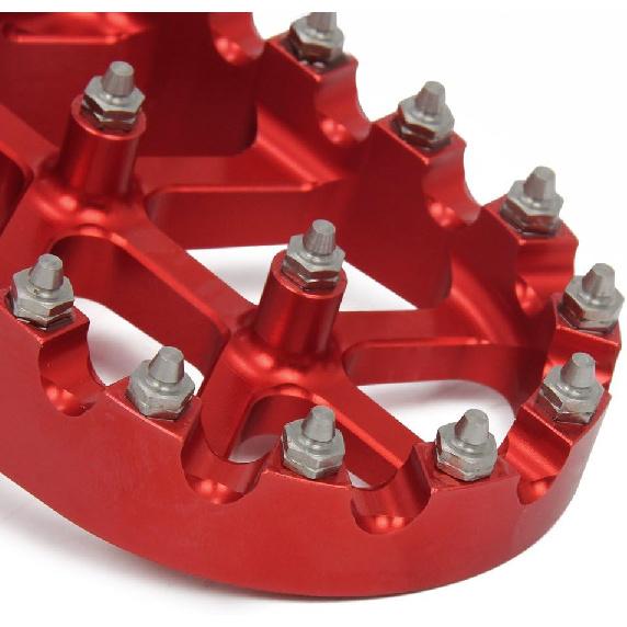 JFG RACING Dirt Bike Foot Pegs Motorcycle Footpegs Foot Pedals Rests CNC For CRF150R 07-23 CRF250R 04-23 CRF450R 02-23 CRF250L 12-21 CRF300L 21-23