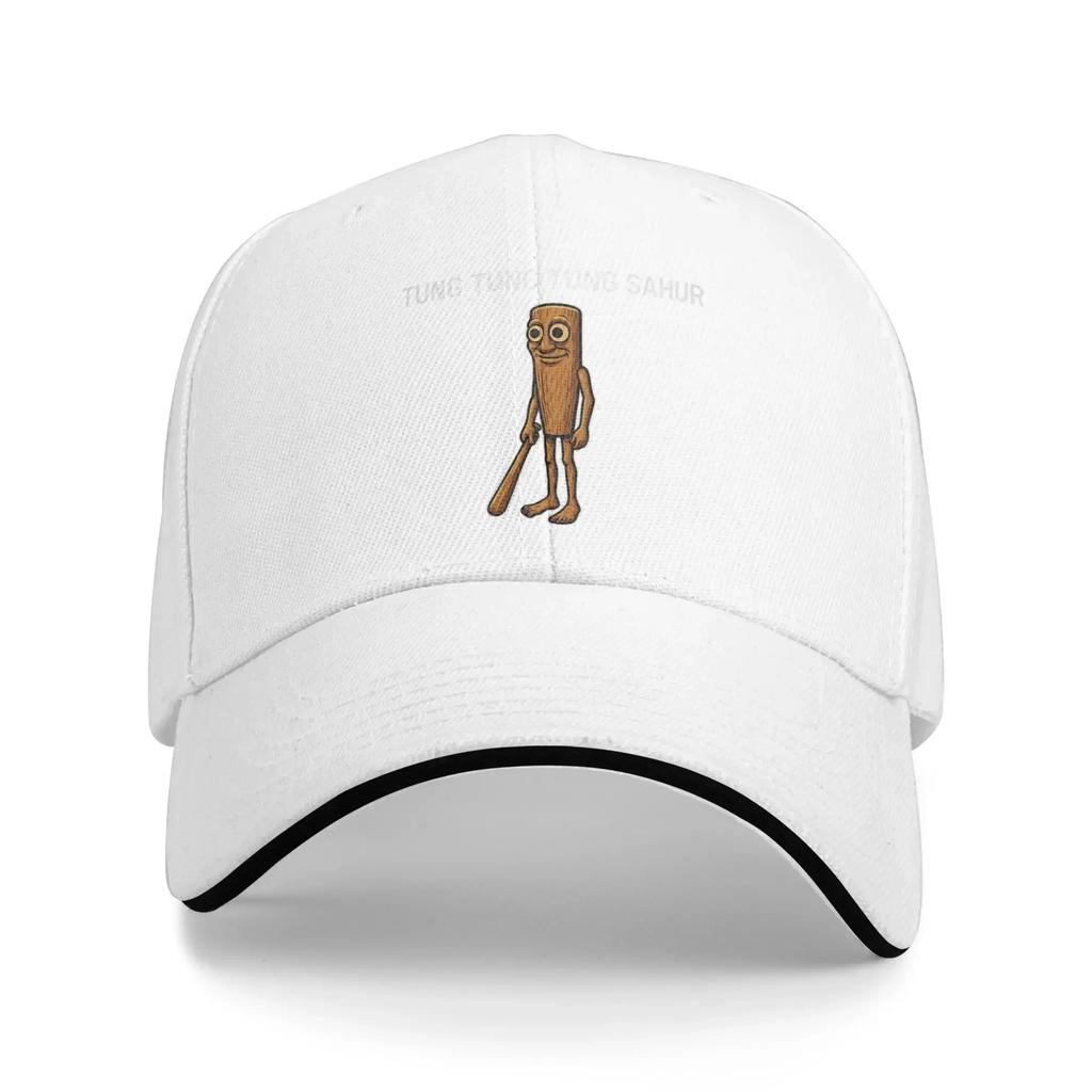 Women Men Tung Tung Tung Sahur Italian Brainrot Meme Outdoor Hat Summer  Sun Cap New Baseball Cap Snapback Hats