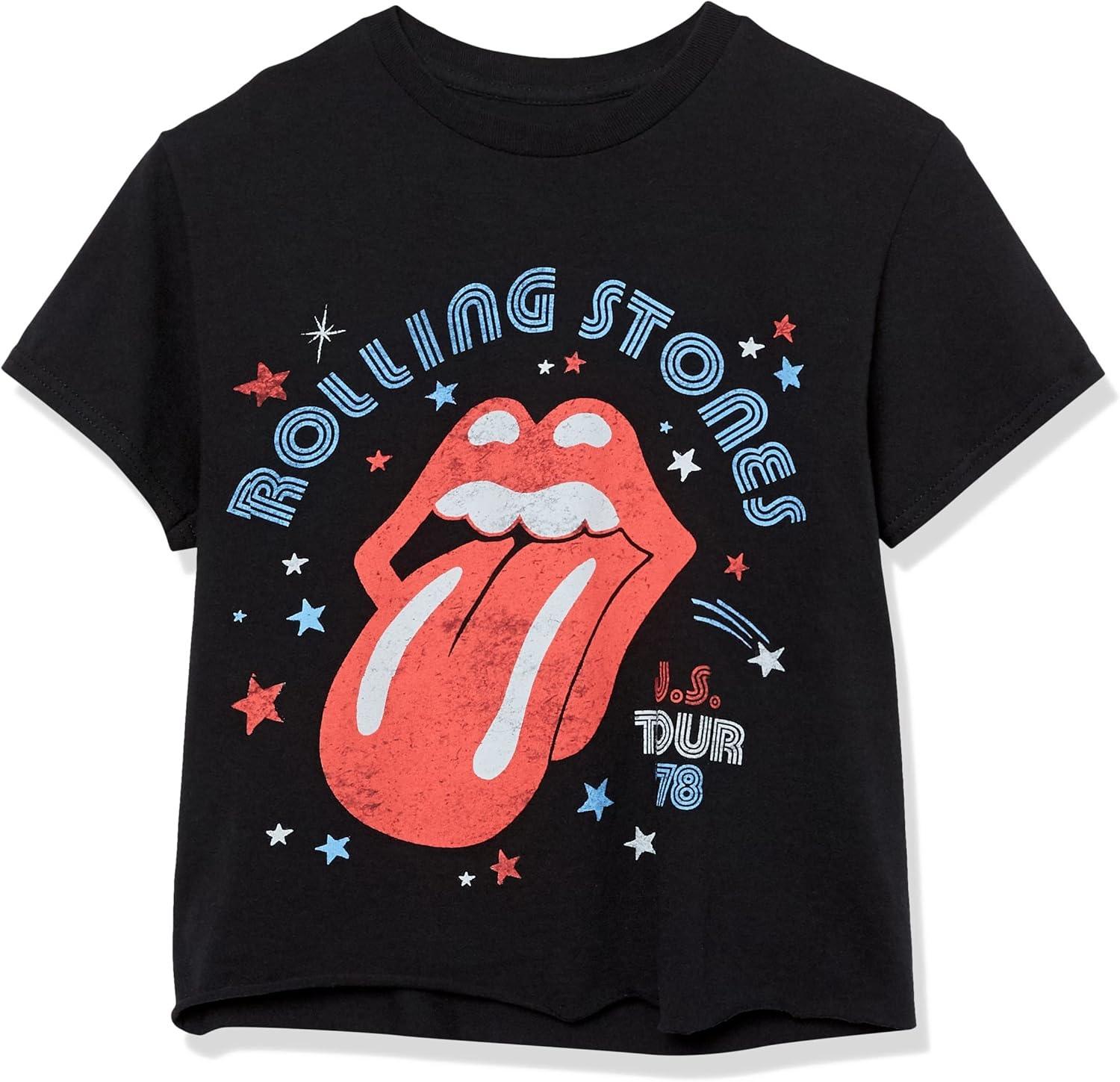 Мужская стандартная укороченная футболка Rolling Stones S