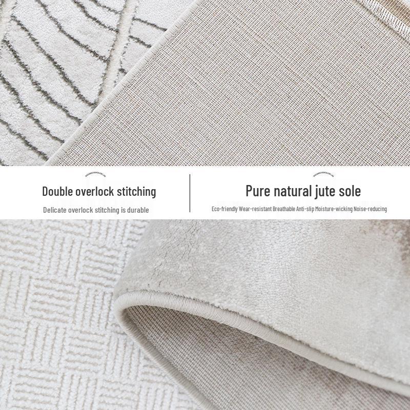 Modern Minimalist Abstract Light Luxury Rug for Living Room, Study, or Bedroom