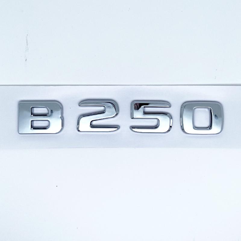 3D Letters B180 B200 B220 B250 B260 B200d 4Matic ABS Emblem for Benz B W246 W247 W242 Car Trunk Rear Logo Sticker
