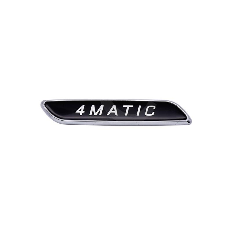 2Pcs 3D ABS 4Matic 4 Matic+ Letter Word Emblem 4Matic Car Fender Logo Stickers Rear Trunk Tailgate Decals Badge Car Accessories