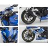 1:12 Aprilia Rsv4 Suzuki Gsx R1000r Alloy Motorcycle Model Diecast Car Toy Front Wheel Steering Miniature Cars Collect Ornaments