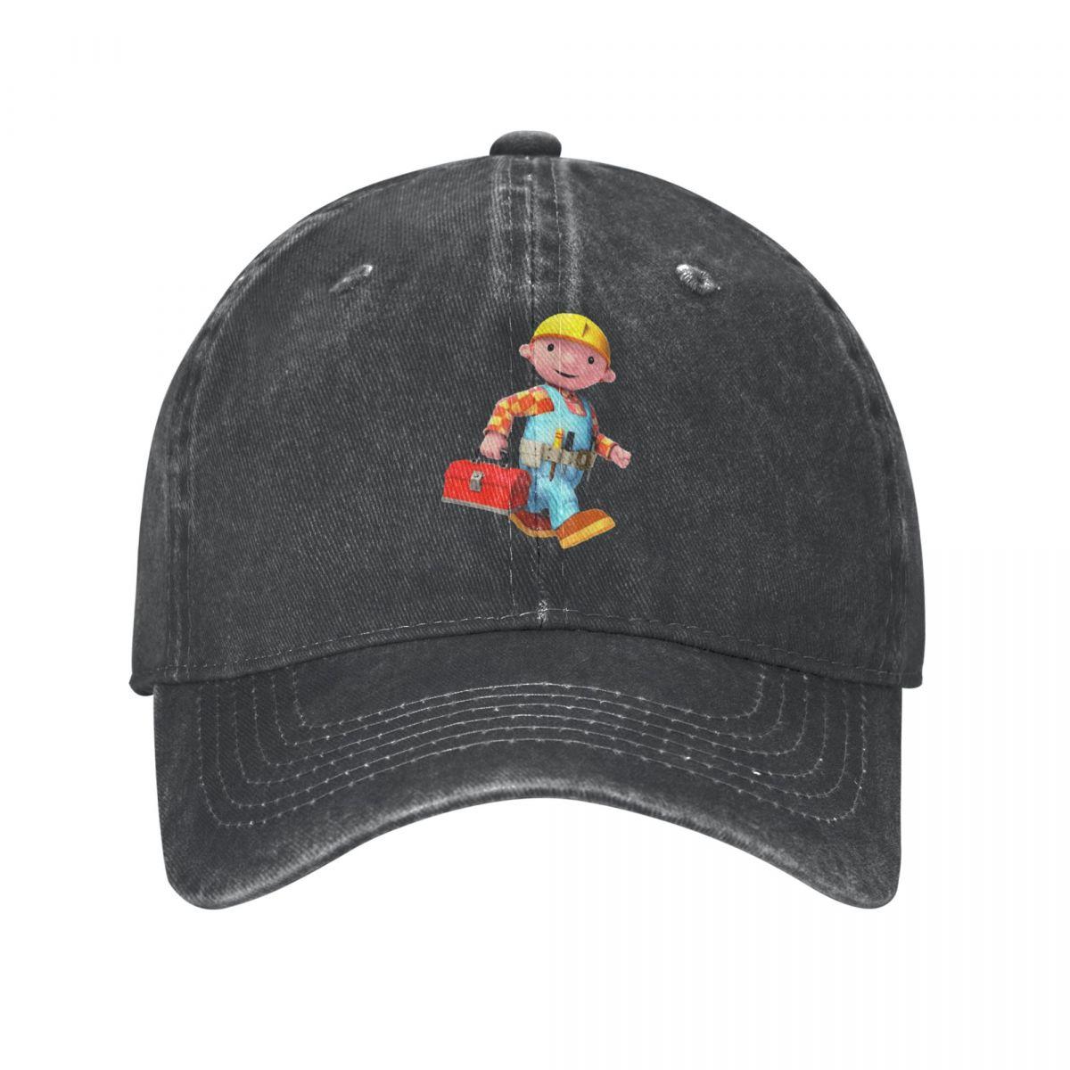 

Бейсбольная кепка Bob The Builder, потертая джинсовая кепка, можем ли мы это починить, набор инструментов, головной убор для трактора, унисекс, регулируемая кепка для путешествий на открытом воздухе, кепка