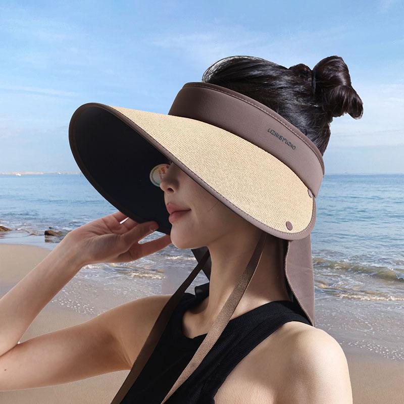Summer Womens Fashionforward Sun Hat With Wide Brim And Comfortable Adjustable Size