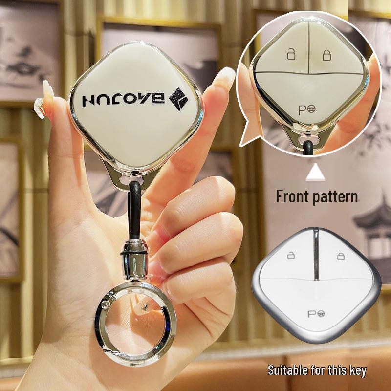 Compatible Key Cover for Baojun KIWIEV and Wuling Hongguang MiniEV, Car Bingo Mini Buckle Bag - Sunny Wuling Bingo