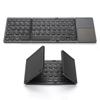 Wholesale Ce Rohs Teclado Dobravel Touchpad Foldable Keyboard Folding Wireless Bluetooth Tastatur Mouse and Keyboard for Apple