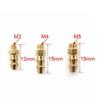 5pcs Rc Boat Brass Water Cooling Faucet M4/M5 Thread Water Nipples Fuel Nozzles For Methanol Boat Marine
