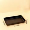 Non-Slip Serving Tray Stackable Food Plate Rectangular Serving Dishes Dishwasher Safe Tea Snack Fruit Trays Kitchen Tableware