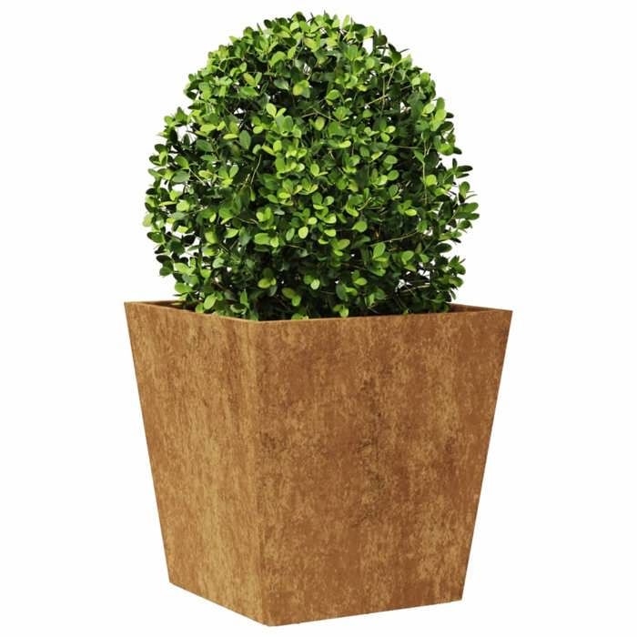 VidaXL Planter 40x40x40 Cm Corten Steel, Outdoor Planter, Flower Box, Garden Box, Patio Planter, 851064