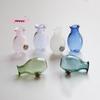 M-Mini Glass Vase Fridge Magnet Creative 3D Vase Micro Landscape Ornament Fridge Magnets Place Flower Arrangements Decoration