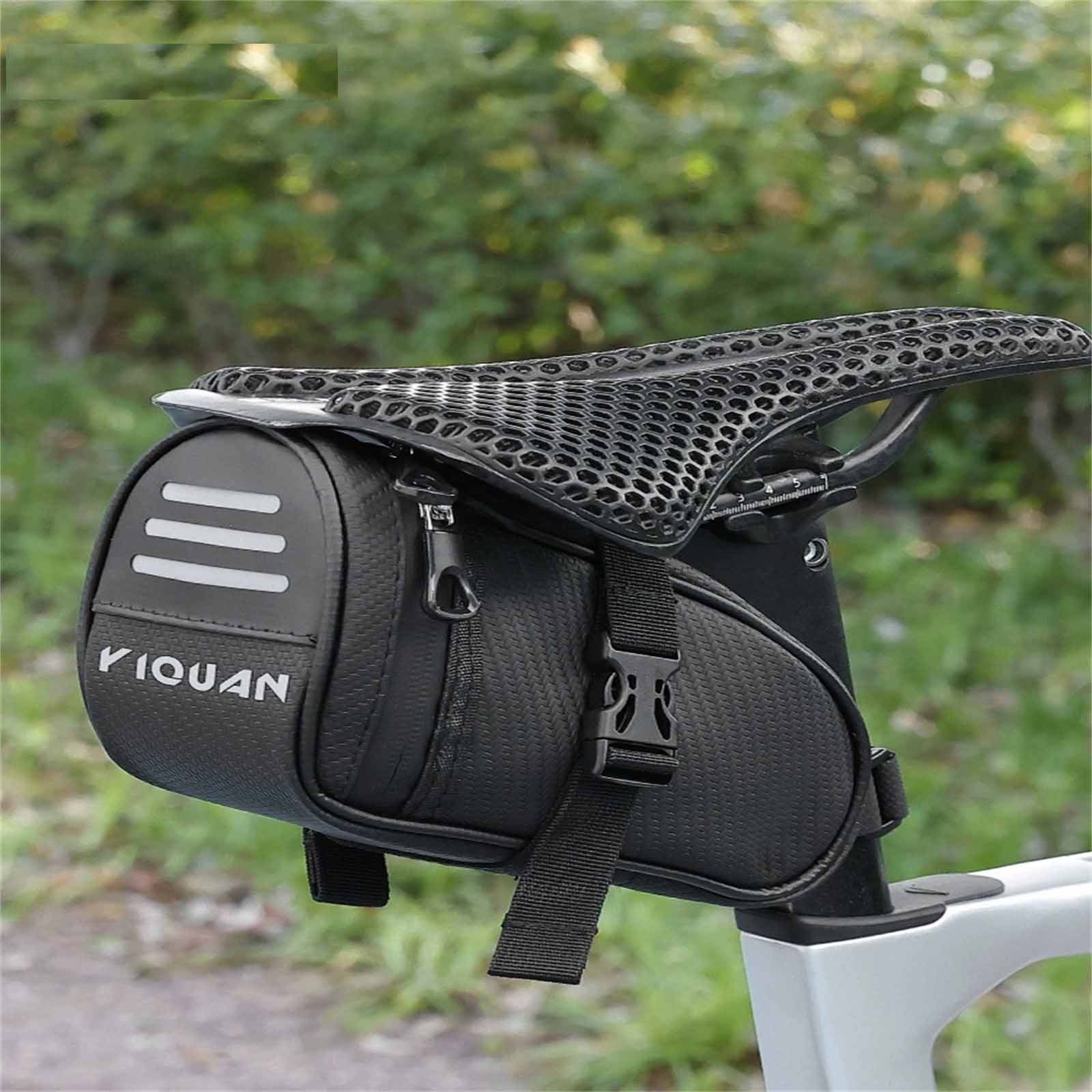 

Rear Bag – Mountain & Road Bike Saddle Bag, Portable Tool Bag, Cycling Equipment Accessories One Size чёрный