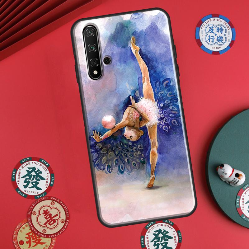 Gymnastics Oil Painting For Huawei P20 P40 P30 Lite P60 Pro Nova 12s 11i 12i 10 9 SE 5T Y91 Y90 Y60 Y70 Y72 Y61 Case