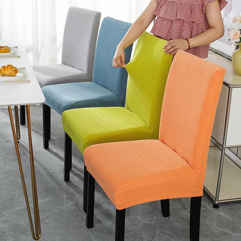 Ganzjahres-Polarfleece-Elastischer Stuhlbezug für Zuhause oder Restaurant
