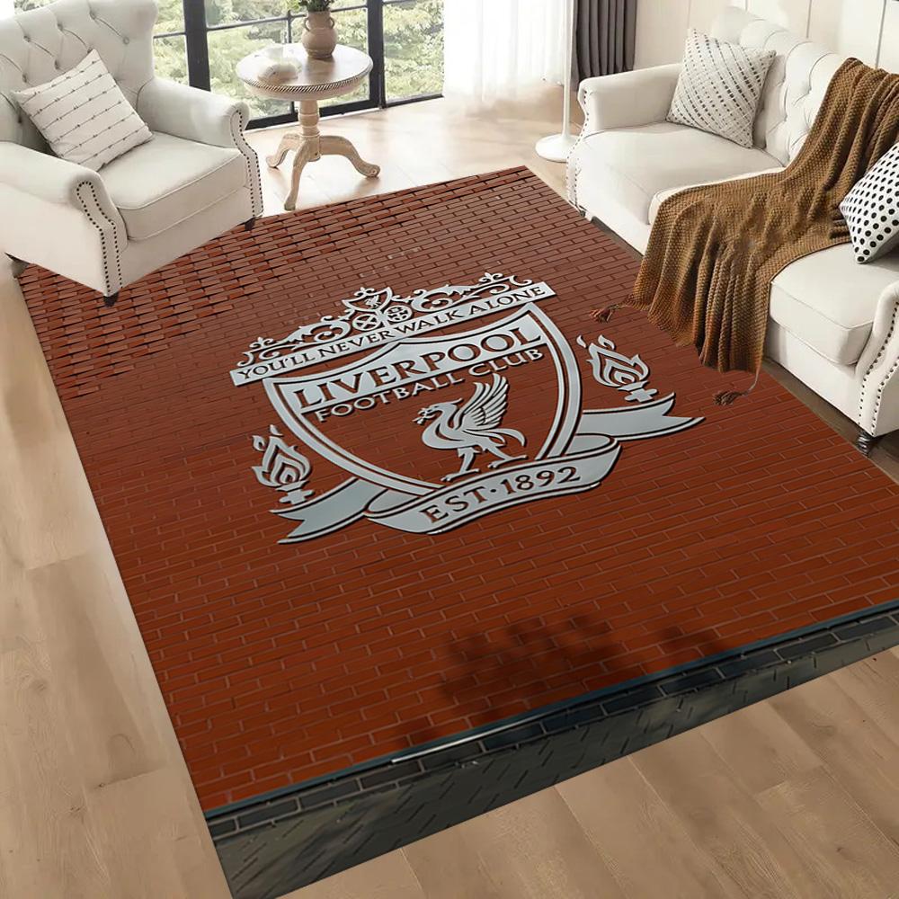 Liverpool Football Club Carpet Suitable For Foyer Balcony Living Rooms Dining Room Antislip Rug Anime Office Decor