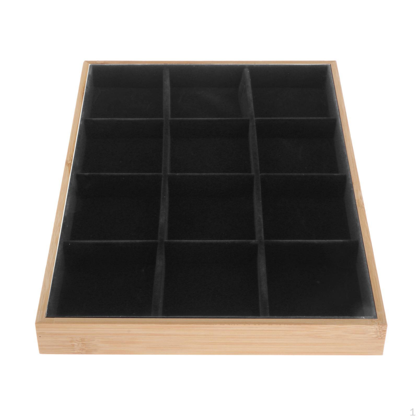 

Подставка для хранения большого бамбукового ожерелья с ушками на 12 слотов