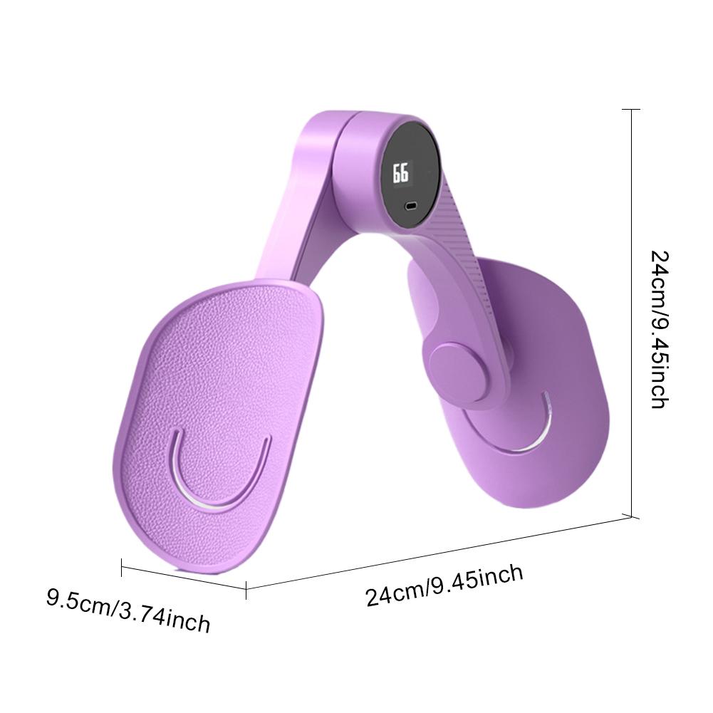 Digital Counter Hip Trainer Leg Trainers Pelvic Floor Muscle Trainer Thigh Exercise Leg Exerciser Inner Thigh Fitness Equipment