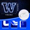 Washington Neon Sign University Basketball Team Logo Neon Sign for Bedroom University Neon LED Wall Light Decor for Dorm