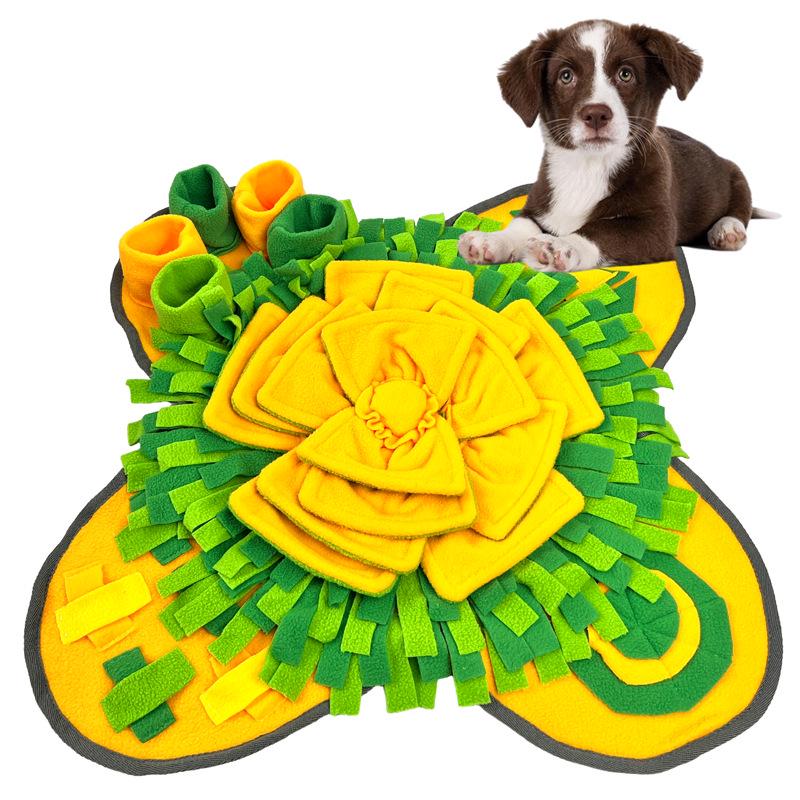 Čichací podložka pro domácího mazlíčka: Energeticky náročná krmná podložka pro výcvik štěňat, posílení inteligence a cvičení pozornosti