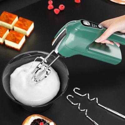Kabelloser elektrischer Schneebesen, 3 Geschwindigkeiten, USB wiederaufladbar, Edelstahl-Ei-Schläger, Handmixer, Mixer, Milchaufschäumer, Küchen-Backzubehör