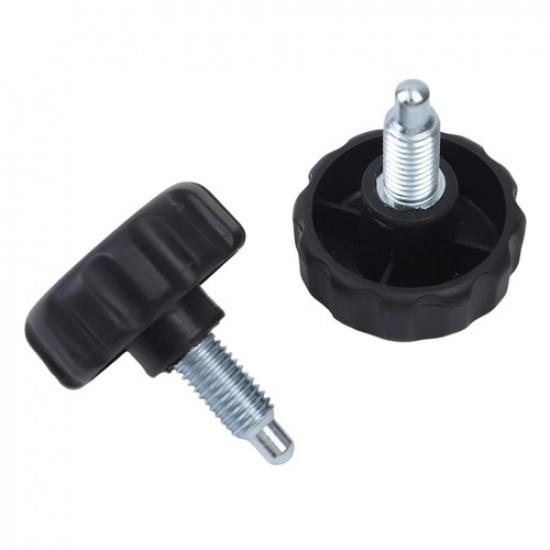 Tightening Accessories Set of Two Rotary Knobs for Fitness Gear Size 12x1 75