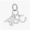A.p.c Logo Letter Keyring F63656 Rab Argent