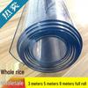 Clear Heat-Resistant Soft Glass Table Mat - Thickened, Cuttable Crystal Film