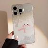 Ins Little White Cat Is Suitable for Apple 17/16promax Mobile Phone Case iPhone15 Glitter 13 Cute 12 Soft Case 14