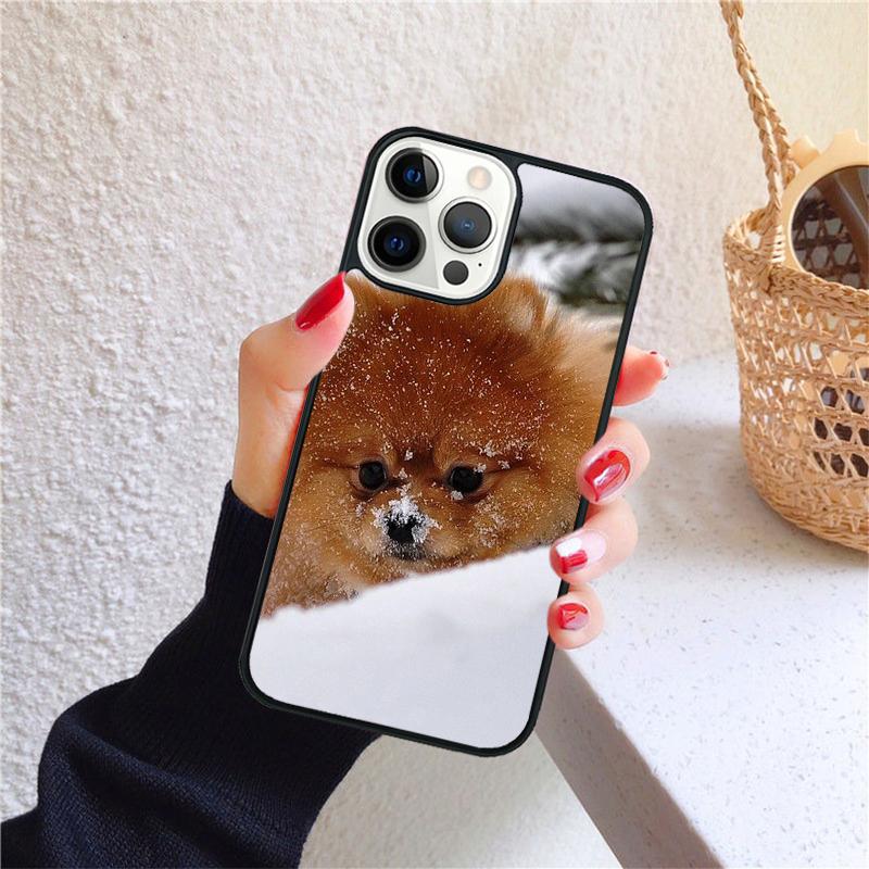 Pomeranian dogs dog Phone Case for iPhone 17 Air 16 Coque 15 14 12 13 PLUS 11 PRO MAX Back Cover Fundas Shell