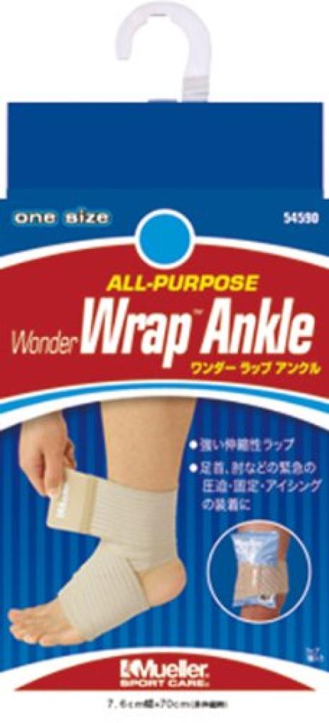 Japanese Mueller Wonder Wrap Free Size X Length For Both Left and Right 54590 [Genuine Product] Ankle, (Width 7.6cm 70cm), Ankles,