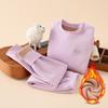 Set di biancheria intima termica extra spesso per bambini e bambine - Strato base senza cuciture Autunno/Inverno