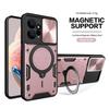 Magsafe Magnetic Camera Protection Case for Redmi Note 12 4G 12s  Armor Hybrid Metal Ring Back Cover For Redmi Note12 Pro Plus