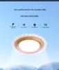 Modern Minimalist Solid Wood Leafless Fan Light - Silent Integrated Ceiling Light for Bedroom and Restaurant