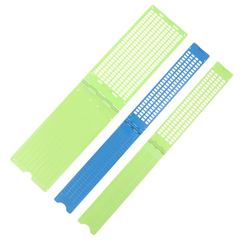 1Set Braille Writing Stylus Paper Kit Practical And Portable Learning Supplies Blind Education Supplies For School Beginners