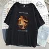 Ölgemälde Engel Vintage Bedrucktes Damen T-Shirt Sommer Weiches T-Shirt Einfachheit Locker geschnittenes T-Shirt 2024 Neu Rundhals Damen Oberteile Freizeit