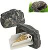 Outdoor Hidden Key Box Simulated Small Stone for Garden Courtyard Doorstep Spare Key Storage Waterproof Durable Discreet Rock