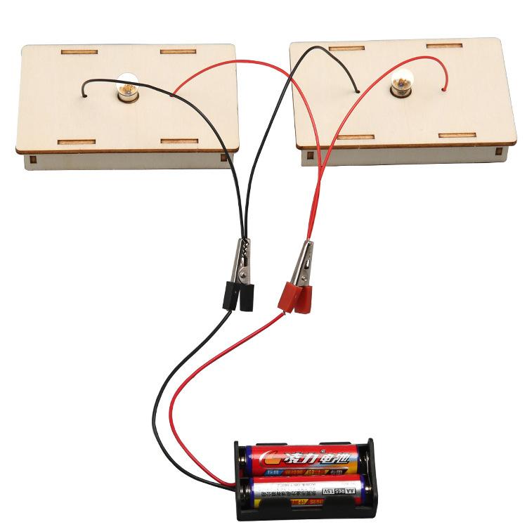 Series-parallel Circuit Students' Technology Small Production Toolbox Physics Play Teaching Aids Children's Science Experiment Material Package
