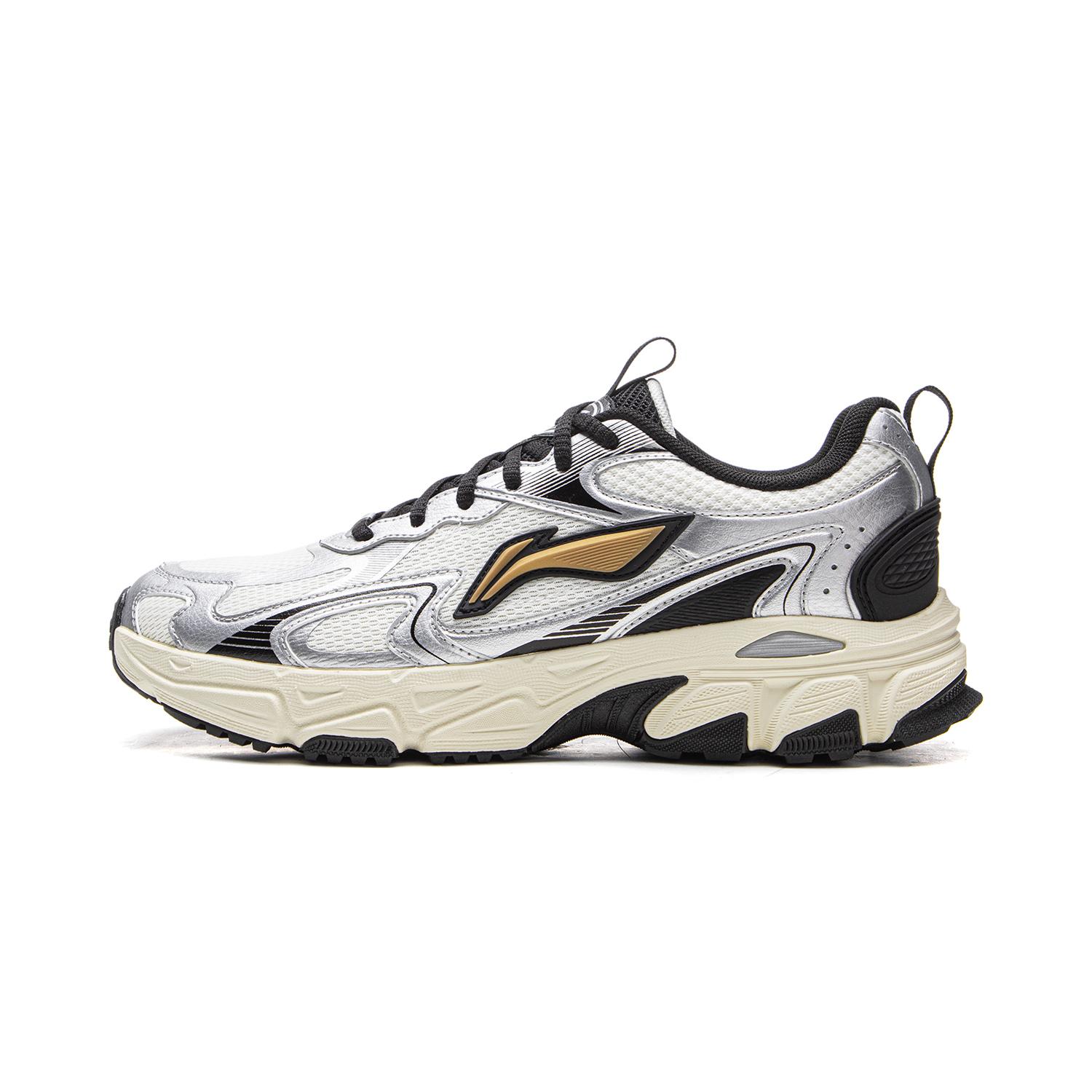 Li-Ning Xiaoyao V2 Men Low Top Running Shoes Silver White ARXV007-5 40