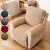 Thicken Recliner Sofa Cover  Corduroy Seat Pad Slipcover Single Power Recliner Chair Electric Functional Sofas Cover