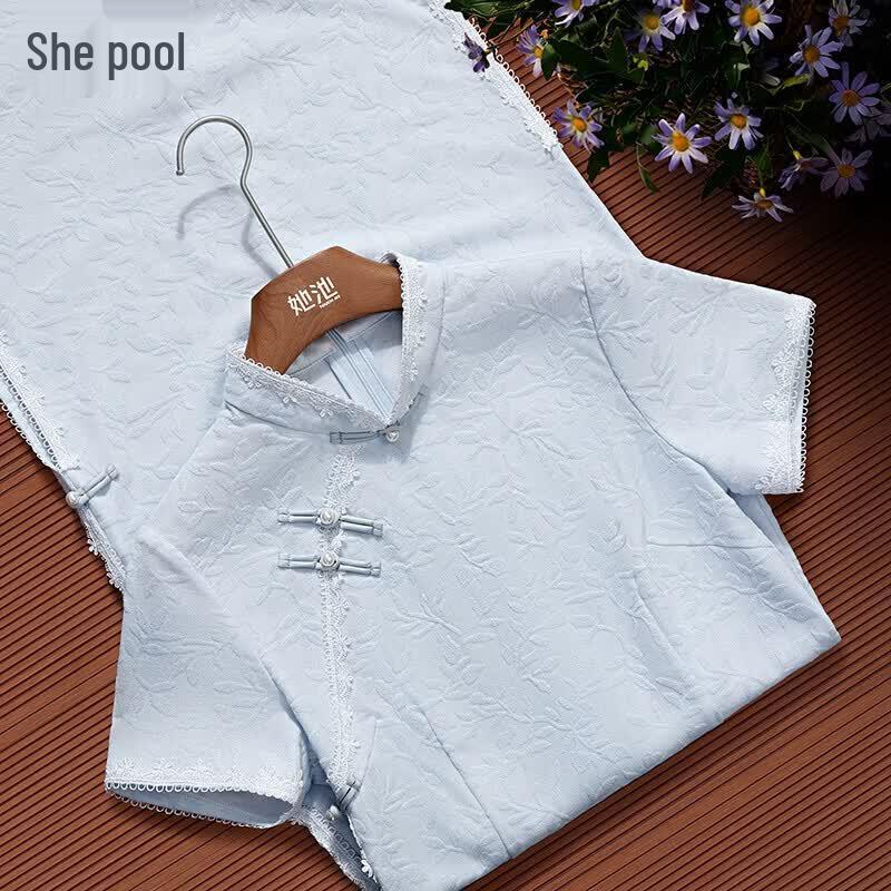 Women s Chinese Style Stand Collar Cheongsam Dress M