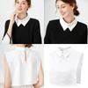 Elegant Lapel Collar Neck Cover Adjustable Turn Down Collar Insert for Women Office Clothing Accessory Neck Decoration